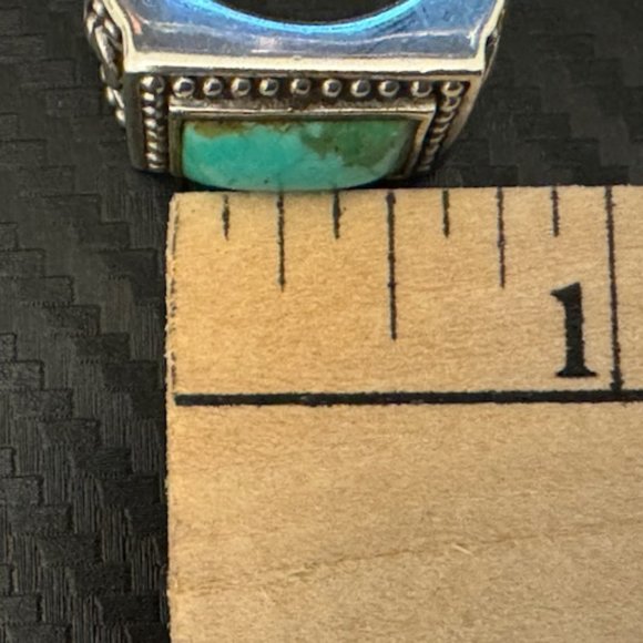 Vintage Barse .925 Turquoise ring size 7 - Picture 9 of 13
